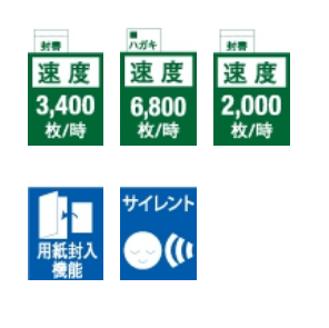 ワイド用紙用メールシーラー EX-4100W/4100Wl